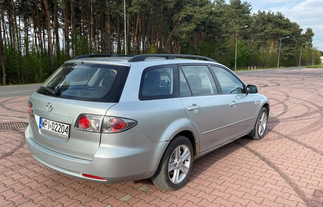 Mazda 6 cena 6199 przebieg: 251286, rok produkcji 2006 z Gniewkowo małe 211